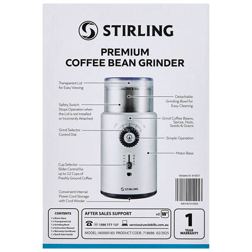 Front shot 4, Coffee Bean and Spice Grinder