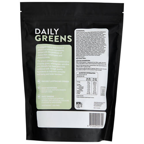 Front shot 2, Daily Greens 500g