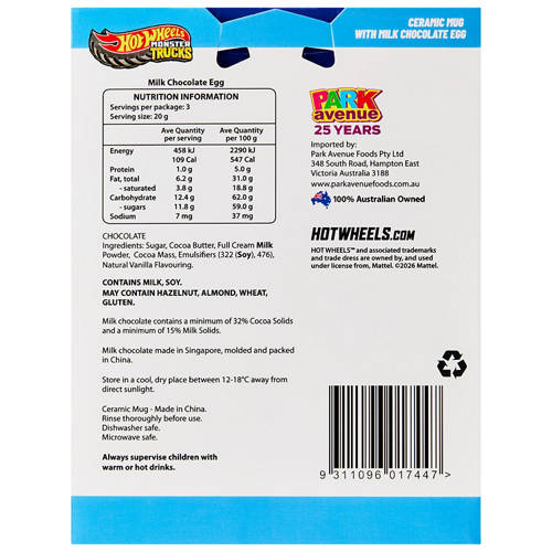 Front shot 3, Monster Trucks Kids Mug and Egg Gift Set 60g