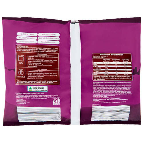 Front shot 2, Louisiana Style Chicken Tenders 500g