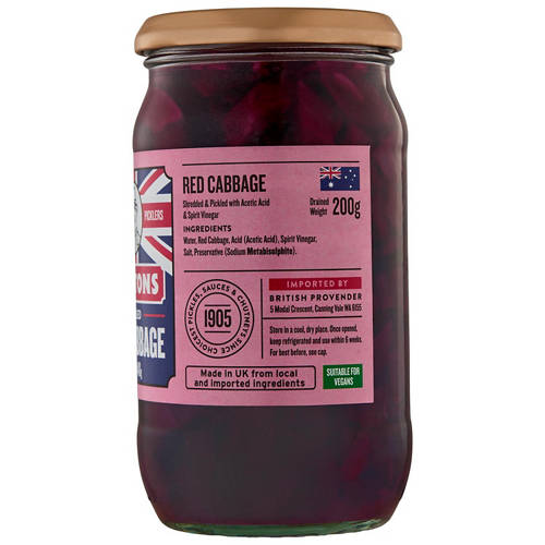 Front shot 3, Pickled Red Cabbages 440g