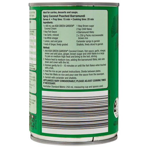 Front shot 3, Coconut Cream Regular 400ml