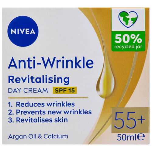 Front shot 2, Anti-Wrinkle Day Face Cream 55+ 50ml