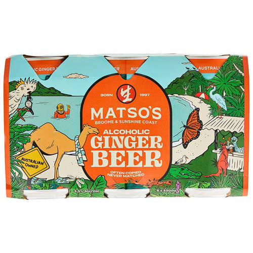 Front shot 2, Ginger Beer 300ml 6 Pack