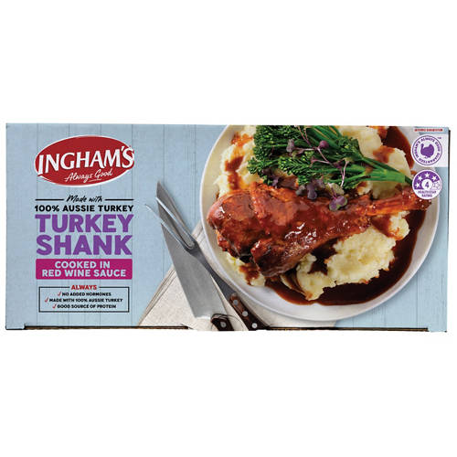 Front shot 2, Turkey Shanks with Red Wine Sauce