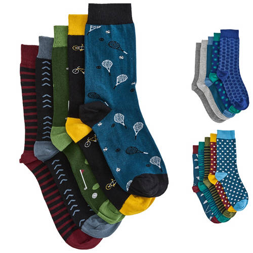 Group 1, Mens Socks 5 Pack
