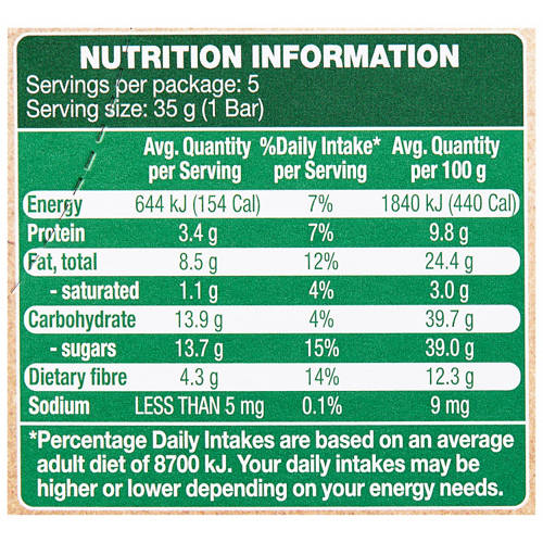 Nutrients 1, Hazelnut & Cocoa Paleo Bar 175g