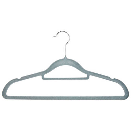 Front shot 2, Flocked Coat Hangers 20 Pack