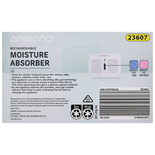 Front shot 3, Rechargeable Moisture Absorber