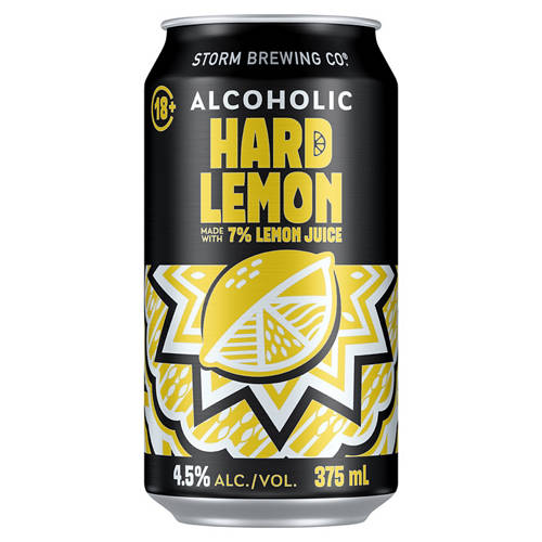 Front shot 3, Alcoholic Hard Lemon 4x375ml