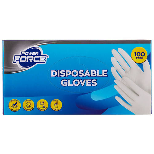 Front shot 3, Disposable Gloves 100 Pack
