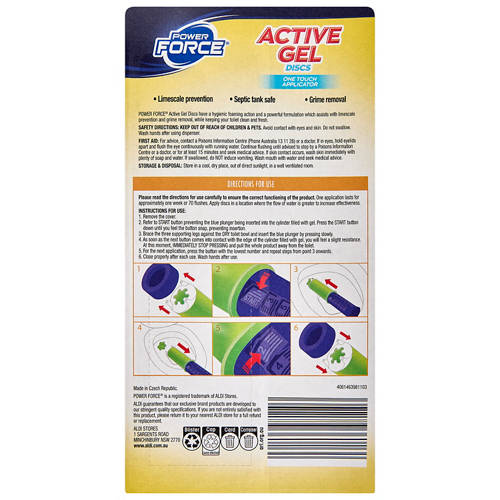 Front shot 2, Assorted Active Gel Discs 75ml