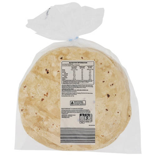 Front shot 2, Flatbread White 6 Pack 528g