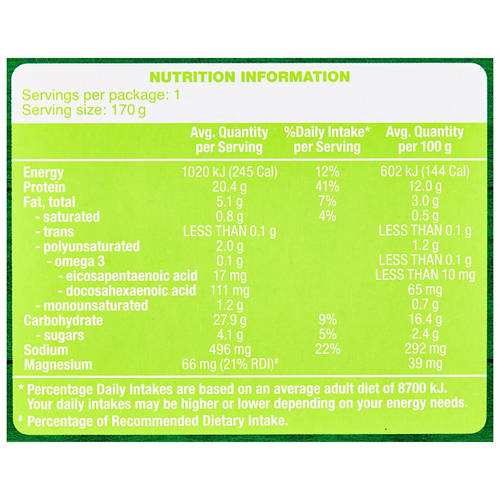Nutrients 1, Tuna Power Bowl Magnesium 170g