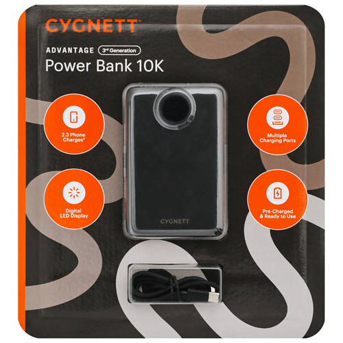 Front shot 1, Advantage 3rd Generation Powerbank 10K