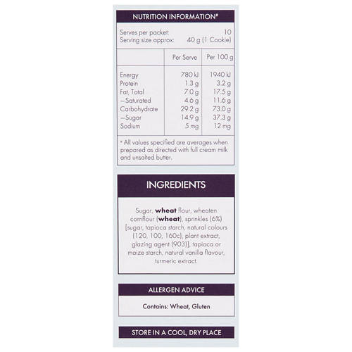 Nutrients 1, Iced Easter Cookie Mix 330g