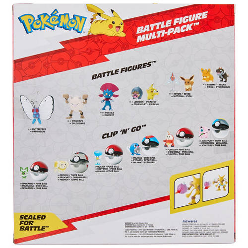 Front shot 3, Pokémon Battle Figures 10 Pack