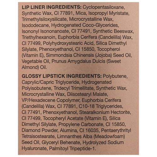 Ingredients 1, Stellar Lip Duo