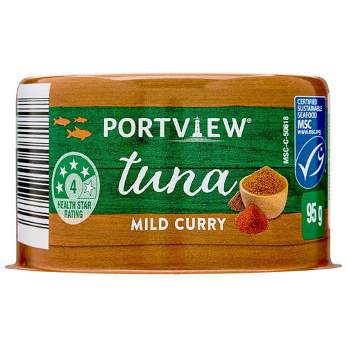 Front shot 2, Mild Curry Tuna 95g