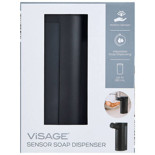 Front shot 3, Sensor Soap Dispensor, Black