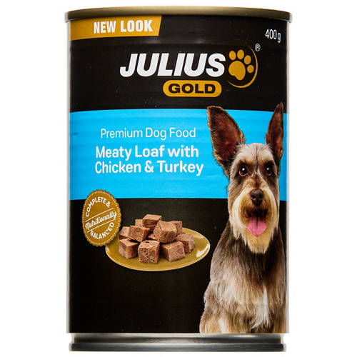 Front shot 2, Meaty Loaf with Chicken and Turkey Flavour Dog Food 400g