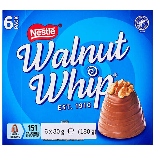 Front shot 2, Walnut Whip 6 Pack 180g