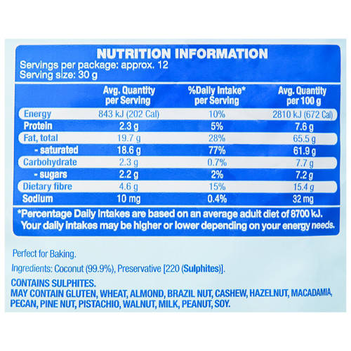Nutrients 1, Shredded Coconut 375g
