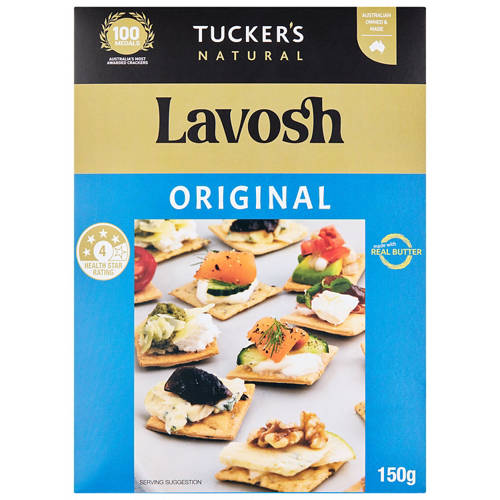 Front shot 2, Lavosh Original Crackers 150g