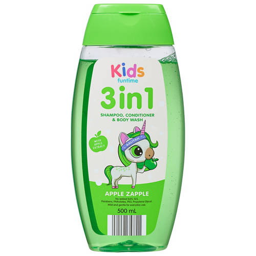 Front shot 2, Assorted Kids 3 in 1 Hair & Bodywash 500ml