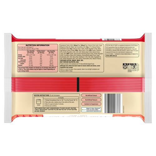 Nutrients 1, Fruit Mince Pies 6 Pack 360g