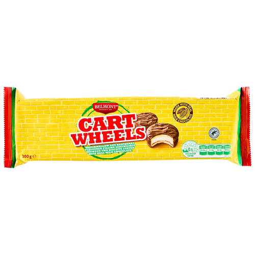 Front shot 2, Cart Wheels Biscuits 200g
