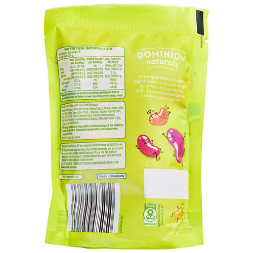 Front shot 2, Jelly Beans Sour 200g