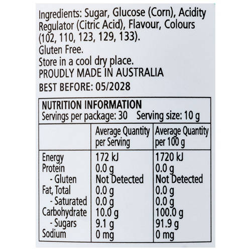 Ingredients 1, Tiny Rocks Candy 300g