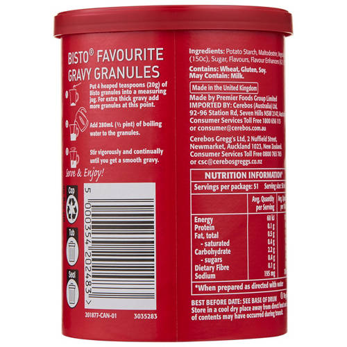 Front shot 2, Favourite Gravy Granules 170g
