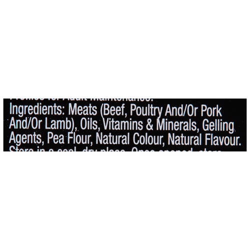 Ingredients 1, Meaty Beef Loaf Style Premium Dog Food 100g