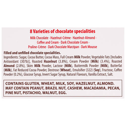 Ingredients 1, Merci Finest Selection 400g