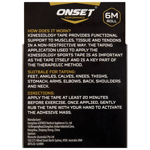 Front shot 3, Kinesiology Sports Tape