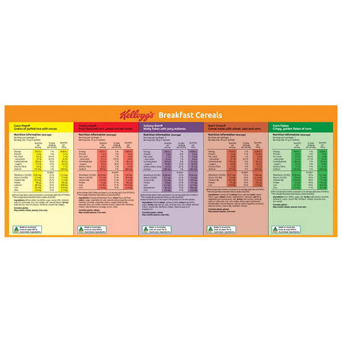 Nutrients 1, Jumbo Variety Cereal Pack 25 Pack