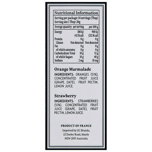 Nutrients 1, Jam Gift Pack 2 x 284g with Ceramic Spoon