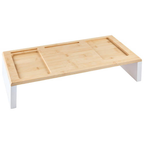 Bamboo Desk Raiser or Bamboo Desk Raiser with Accessory Holder