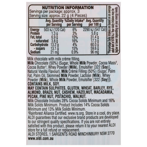Nutrients 1, Choc Net Pumpkins 75g
