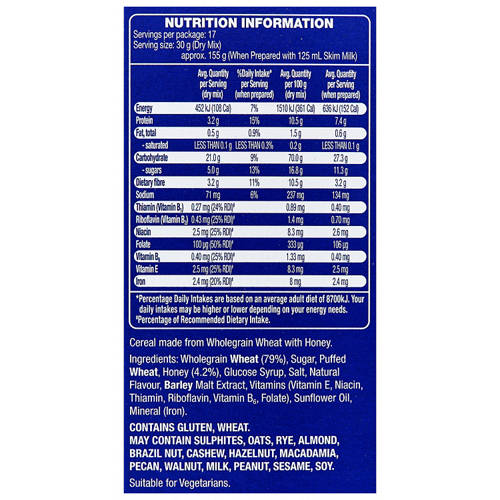 Nutrients 1, HILLCREST, Wheat Biscuit Bites 510g, Honey