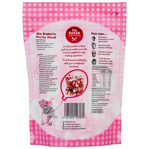 Front shot 2, Mini Baking Mallows 150g