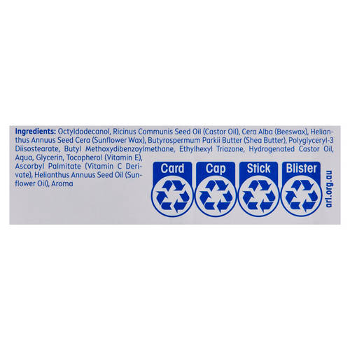 Ingredients 1, Assorted Lip Balm 4.8g