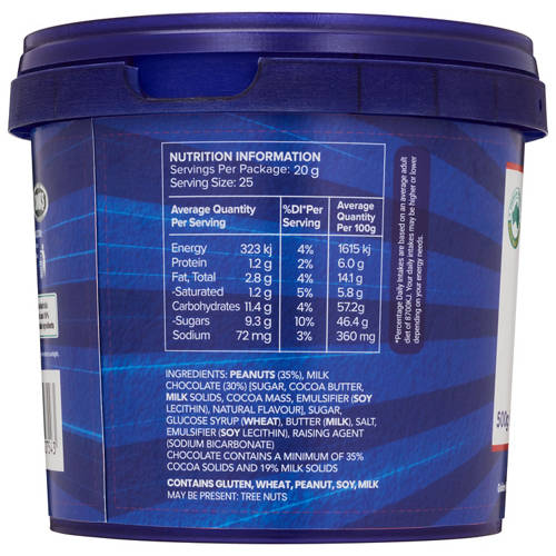 Front shot 3, Scorched Peanut Bites 500g