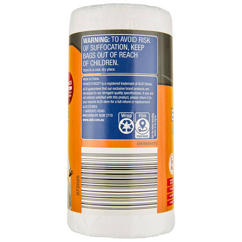 Front shot 2, Medium Easy Tie Garbage Bag Vanilla Scented 30 Pack