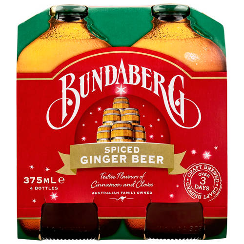 Front shot 2, Spiced Ginger Beer 4 Pack 375ml