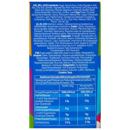 Nutrients 1, Sweet Shop 324g