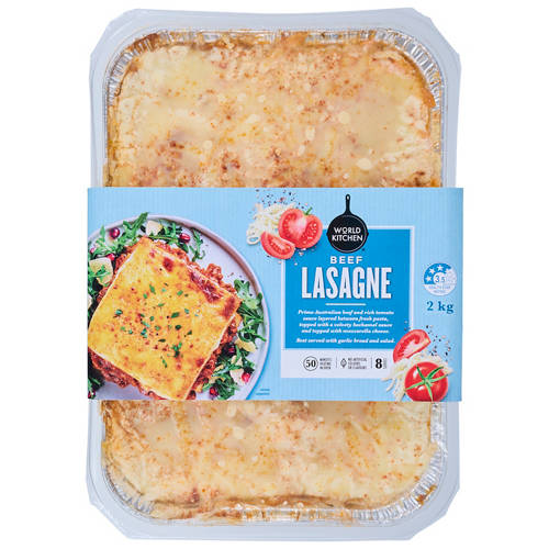 Front shot 2, Beef Lasagne 2kg