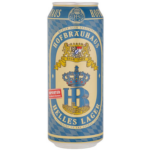 Front shot 2, Helles Lager 4 Pack 500ml